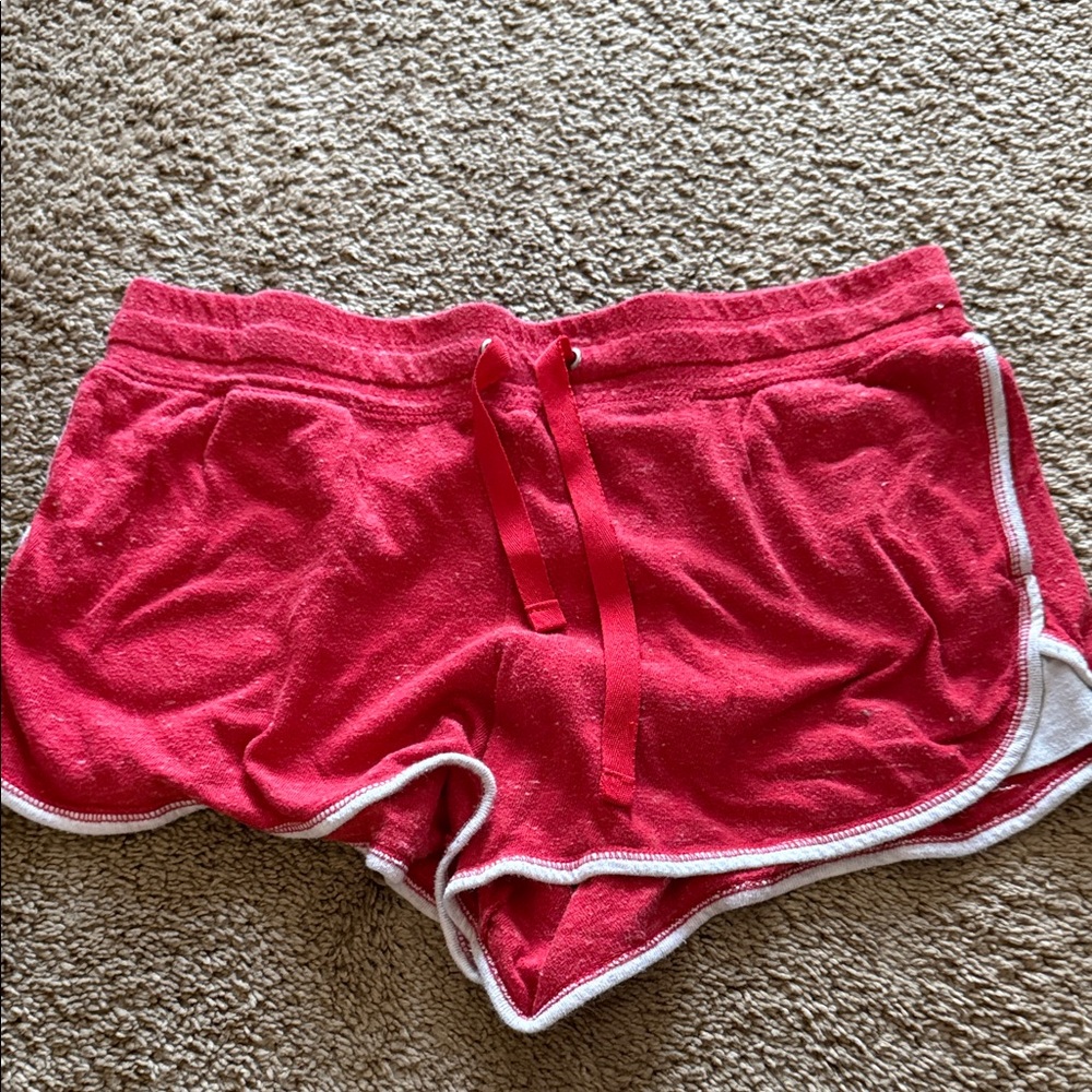 Athletic Works Women's Red Athletic Shorts
